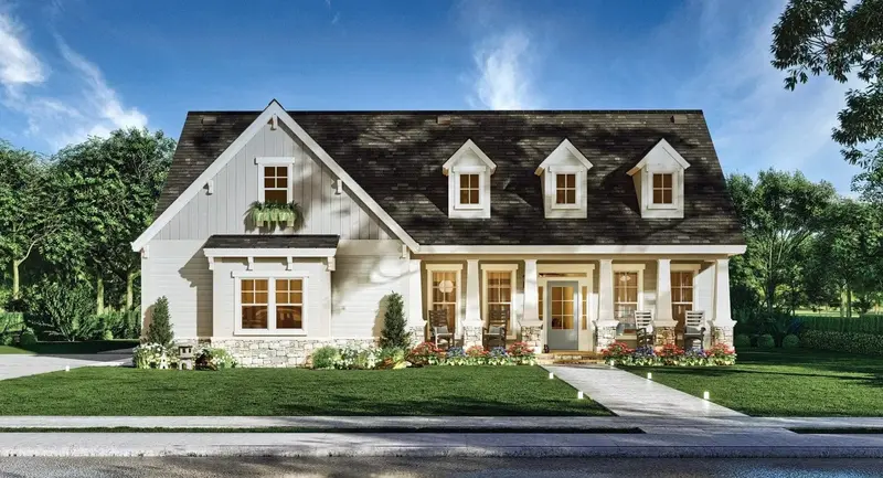 Warm Family Residence: 1,898 Sq Ft Open-Concept Home 1
