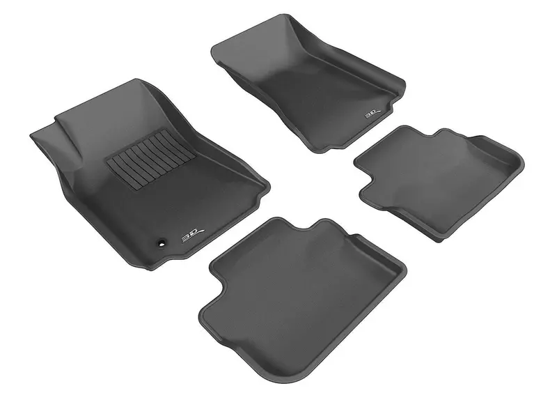 3D Maxpider L1Cd00701509 Kagu Floor Liners – All-Weather Black Set (4-Piece, Front & Rear) 1
