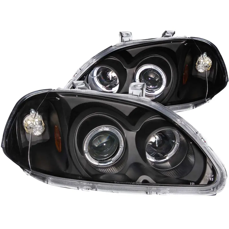 Anzo Usa 121068 Projector Headlights With Halo Rings 1
