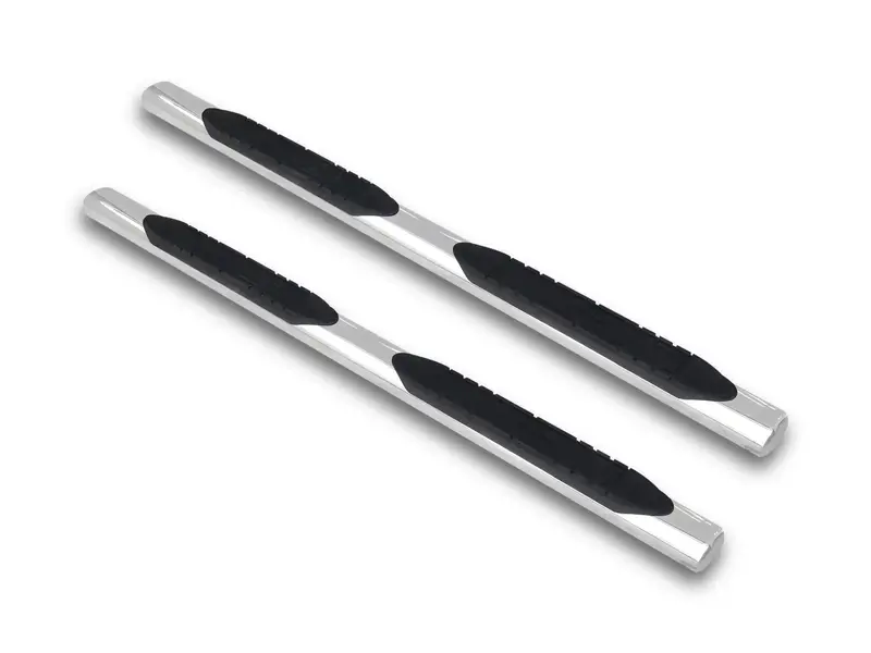 Armordillo 7154872 Matte Black Oval Side Steps For 2004–2008 Ford F-150 Supercab 1