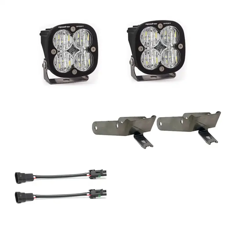 Baja Designs Squadron Sport Fog Light Kit – Compact Fog Pocket Lighting System 1