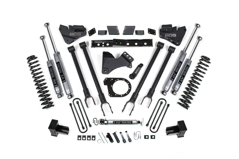 Bds Suspension Bds1527H 6-Inch Long-Arm Lift Kit For 2017–2019 Ford Super Duty Diesel – 2-Leaf Main Spring Design 1