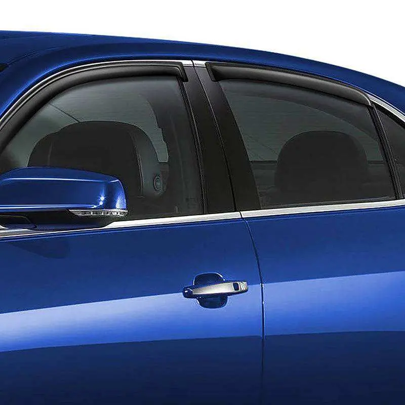 Black Horse 1494974In In-Channel Rain Guards – Sleek, Low-Profile Window Deflectors 1