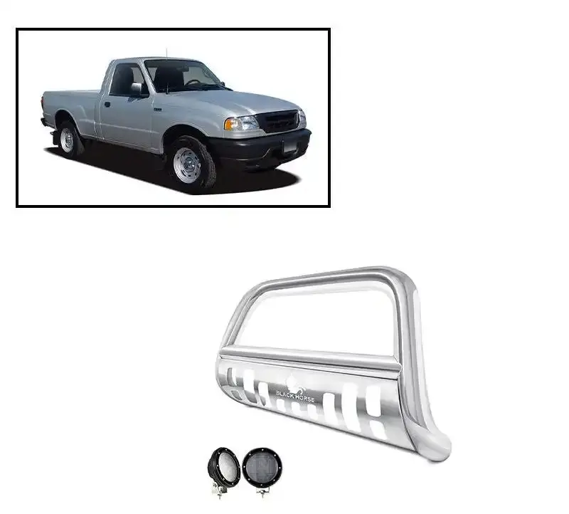 Black Horse Off Road Cbs-Fob1501Sp-Plfb Stainless Steel Underbody Skid Plate 1