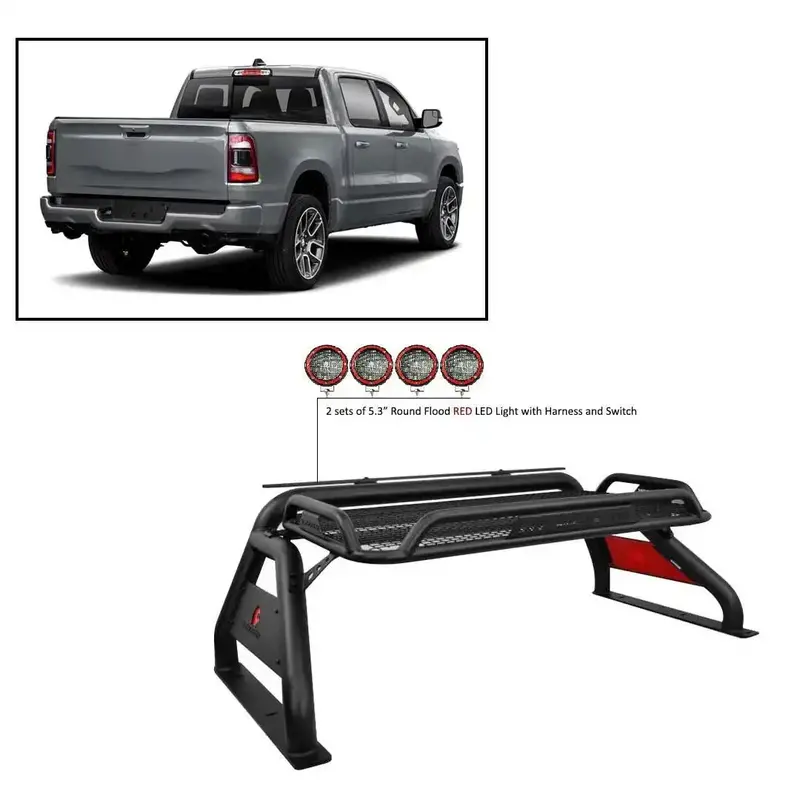Black Horse Off Road Rb-Ba1B-Plfr Atlas Roll Bar Kit – Bolt-On Safety System For Utvs 1