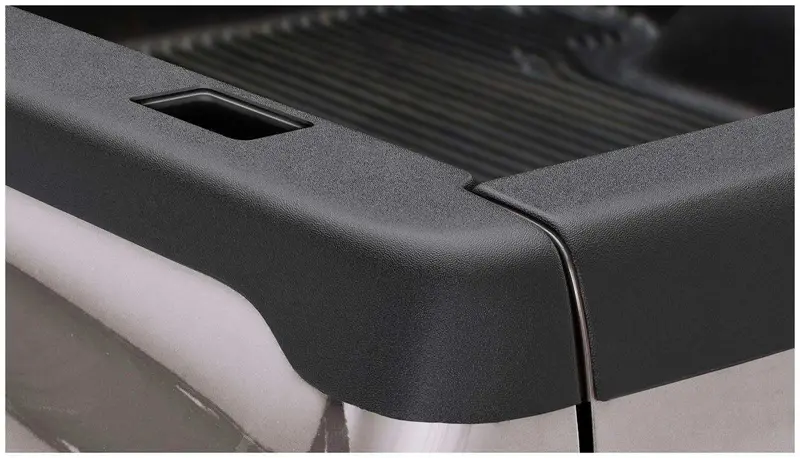 Bushwacker Ultimate Smoothback Bed Rail Cap – Oe Matte Black With Integrated Stake Pockets 1