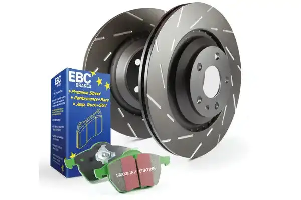 Ebc S2Kr1995 Slotted Brake Rotors – Engineered With Acoustic Slotting To Minimize Aerodynamic Noise 1