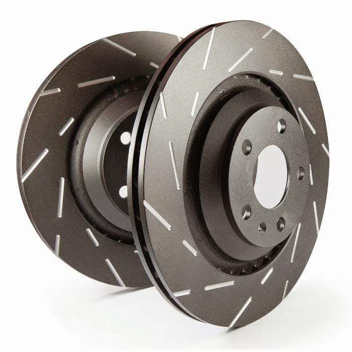 Ebc Usr7563 Slotted Brake Rotors – Precision-Cut Narrow Slots Reduce Wind Noise And Improve Cooling 1