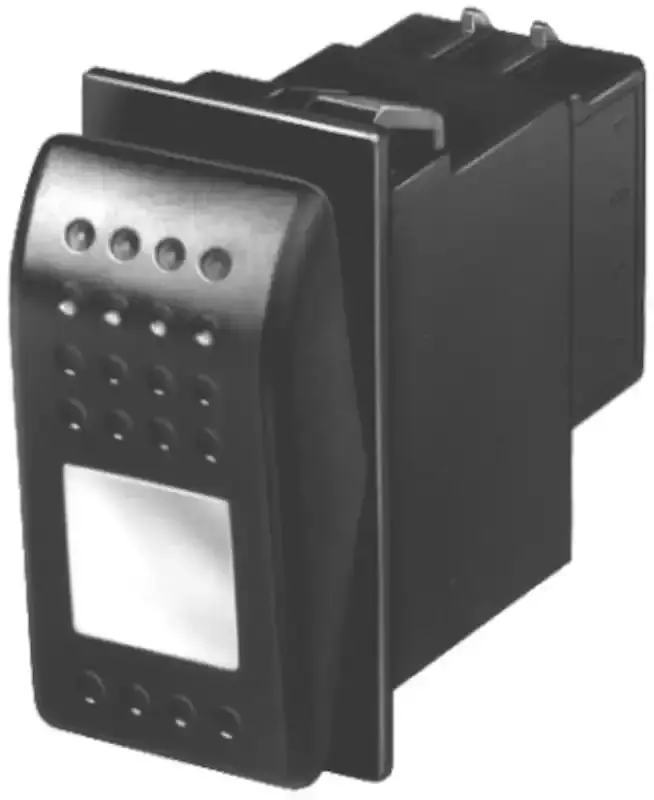 Hella 007832021 Spst Rocker Switch With Illuminated Position Indicator & Pilot Light 1