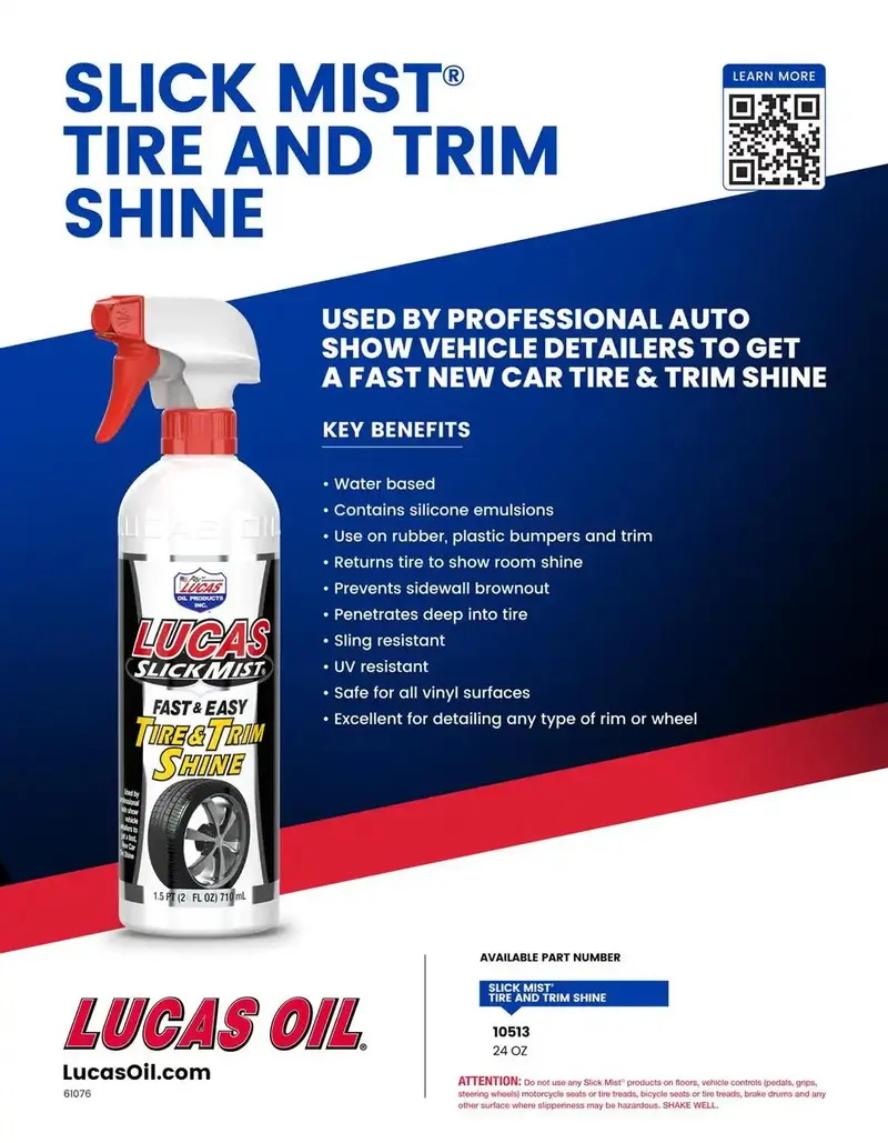 Lucas Oil Tire & Trim Shine – 10513 1