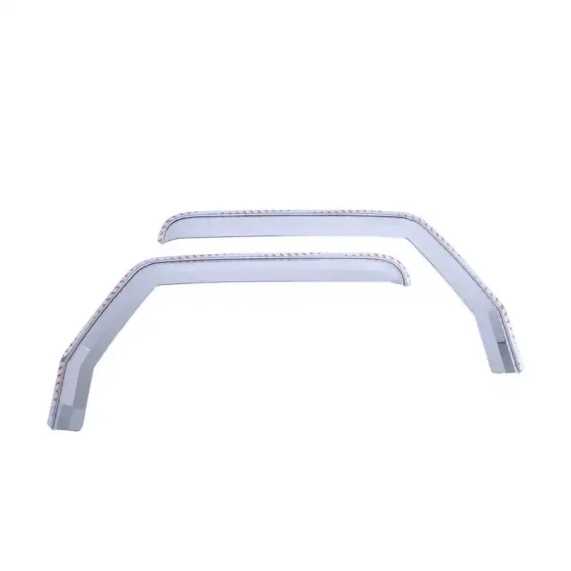 Putco Element Chrome Window Visors – Tape-On Front Pair, Sleek Low-Profile Design 1