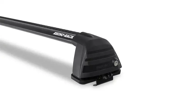 Rhino-Rack Vortex Roc25 Roof Rack – Low-Profile Flush-Mount System, Black Anodized Bars 1