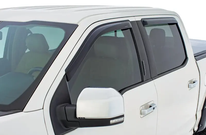 Stampede 6729-2 Tape-Onz Smoke Side Window Deflectors – 4-Piece Set 1